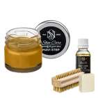 Набор для ухода за обувью из замши и нубука яркая охра MAVI STEP Aurora Kit