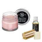Набор для ухода за обувью из замши и нубука бледно-лиловый MAVI STEP Aurora Kit