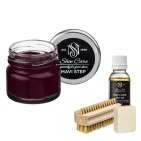 Набор для ухода за обувью из замши и нубука  средне-бордовый   MAVI STEP Aurora Kit