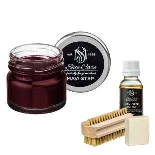 MAVI STEP Aurora Suede & Nubuck Shoe Care Kit Burgundy фото 102560