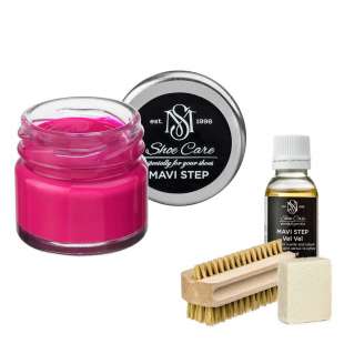 MAVI STEP Aurora Suede & Nubuck Shoe Care Kit Pale Sky Fuchsia фото 102638