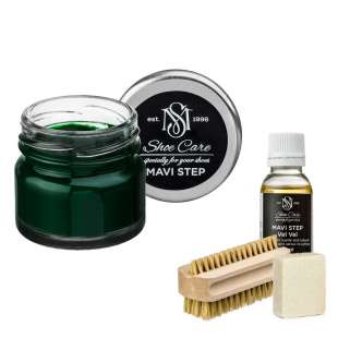 MAVI STEP Aurora Suede & Nubuck Shoe Care Kit Green фото 102572
