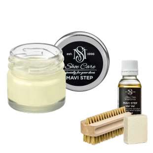 MAVI STEP Aurora Suede & Nubuck Shoe Care Kit Dull Eggshell фото 102702